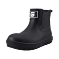 Men's Short-Tube Non-Slip Rain Boots Fashionable Low-Top Water Shoes Pvc One-Piece Molded Rain Boots, Waterproof Shoes Farm Work