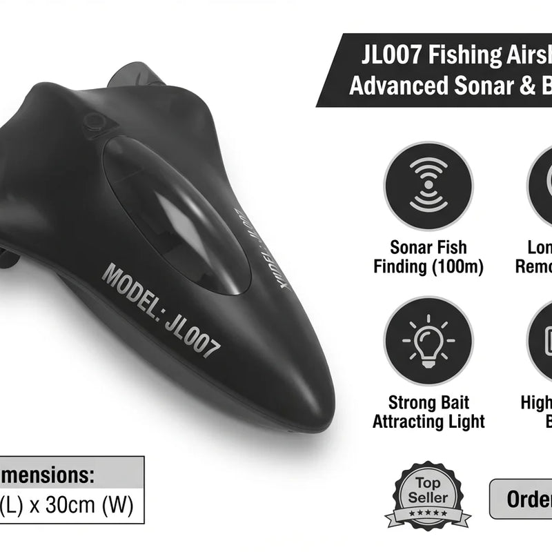 Wireless Fish Finder Boat with Sonar, Remote Control RC - View 2 | SAMAG