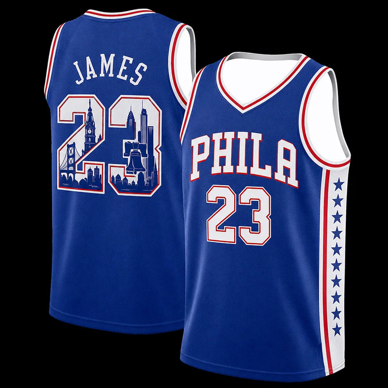 2026 James 23 Basketball Jersey Classic Retro Sleeveless Sports Tank Top Breathable Mesh Training Uniform Fans Basketball Vest