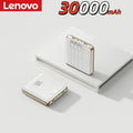 Lenovo New 500000mAh Mini Power Bank Built-in 4 Cables Large Capacity Super Fast Charging External Battery for IPhone Samsung