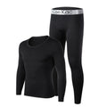 Cold Weather Winter Thermal Underwear Set High Elasticity Skin-Friendly Top & Bottom Set Base Layer Warm Long Johns for Men