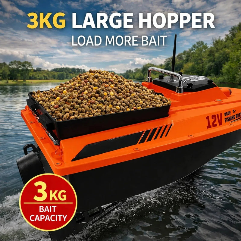 MBLN, 12V GPS Large Bait Boat, 9000mAh, 3kg Load | SAMAG