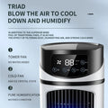 Portable Mini Air Conditioner Air Cooler Fan Water Cooling Fan Air Conditioning Air Cooler For Office Mobile Air Conditioner