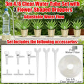 4/7mm Micro Drip Irrigation Kit 2-20m Adjustable Automatic Watering System for Garden Greenhouse Flower Beds Potted Plants