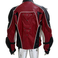 Mauroicardi Autumn Winter Cool Short Patchwork Pu Leather Racer Jacket Men Shoulder Pads Rivet Runway European Fashion Clothes