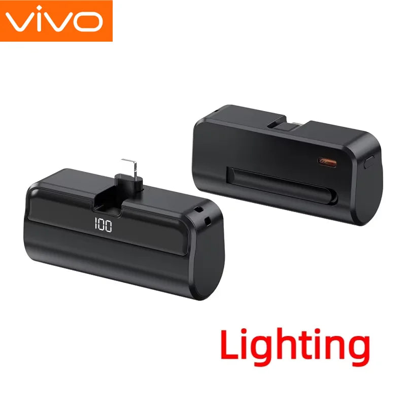 VIVO 500000mAh New Power Bank Large Capacity Super Fast Charging Portable Mini External Battery for Huawei Samsung iPhone