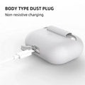 For AirPods Pro Protective Case Silicone New Solid Color Apple Bluetooth Headset Soft Case Protective Cover