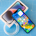 Unlocked iPhone 14 128GB/256GB ROM 6GB RAM 6.1' Original Super Retina OLED Face ID NFC A15 Bionic 5G Dual eSIM Mobile Phone