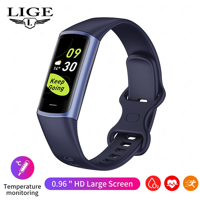 2026 Sport Smart Bracelet Fitness Tracker Health Monitor For Women Band Lightweight Waterproof Men's Smart Watch For Android Ios