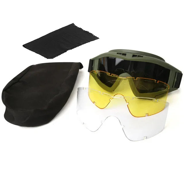 Tactical Goggles Mountaineering Shooting Sunglasses | SAMAG