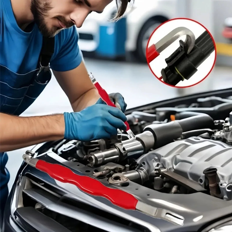 Multi Functional Universal Disassembly Fuel Line Pliers Electrical Connector Disconnection Tool Corner Wire Plug Repair Tool