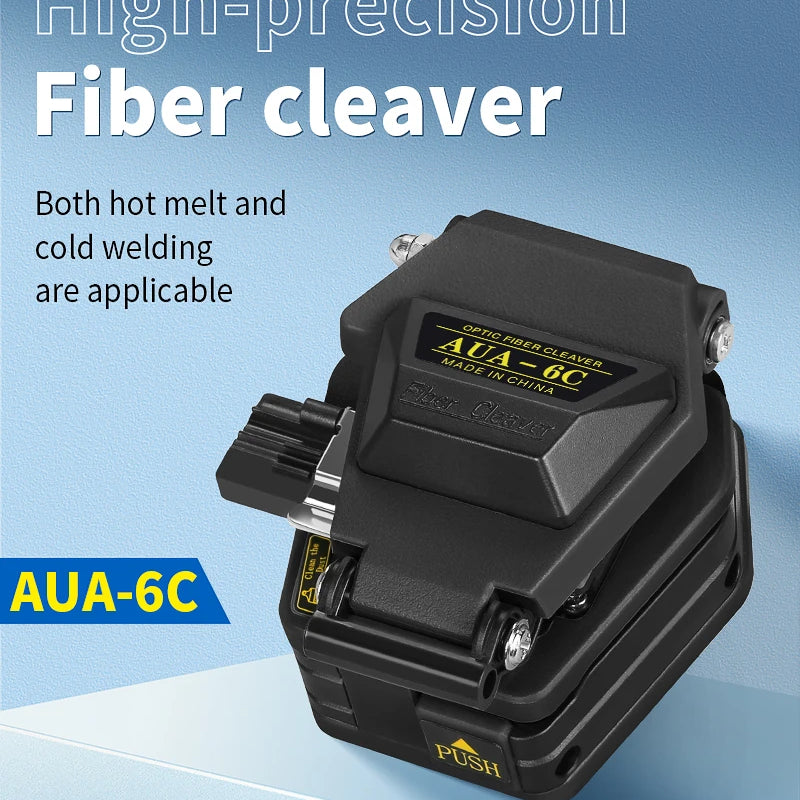 Fiber cleaver AUA-6C Cable Cutting Knife FTTT Fiber Optic Knife Tools cutter High Precision Cleaver 16 point blade