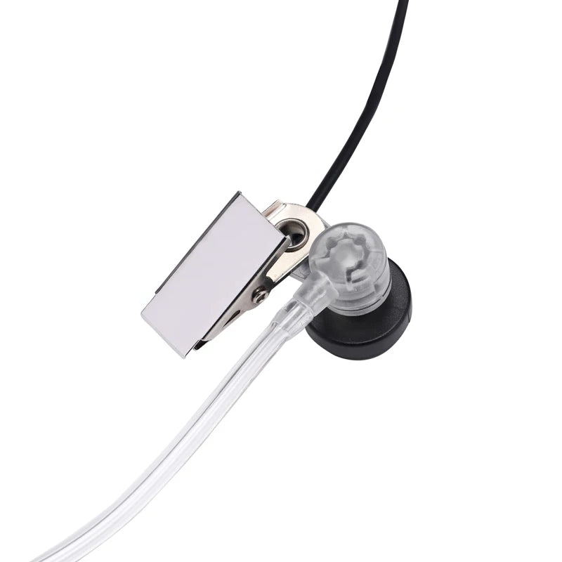 FBI Covert Acoustic Tube Headset Earpiece for Motorola Walkie Talkie CP040 CP140 CP200 GP300 XT180 XT420 XT460 FT-65R