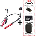 EARDECO 180 Hour Playback Bluetooth Headphones Bass Wireless Headphones Earphones with Mic Stereo Neckband Sport Headset TF Card