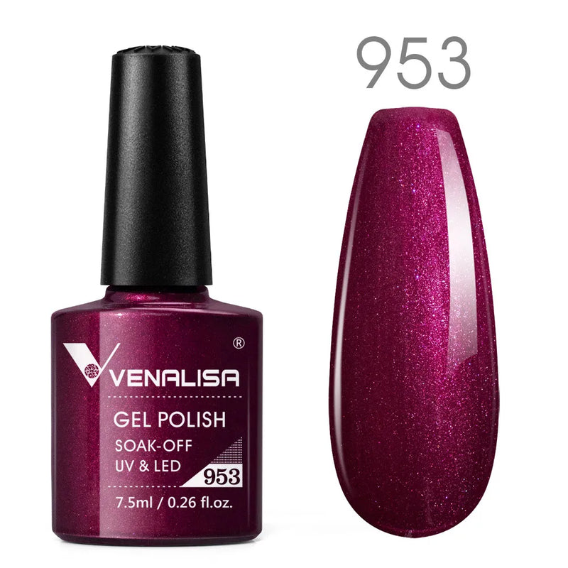 VENALISA Non Cleansing Topcoat Nail Art 7.5ml Soak off Base Coat Foundation No Wipe Top Coat Nail Gel Funny Bunny Gel Varnish