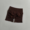 Women's High-Waisted Yoga Sports Shorts Summer Stretch Hip-Lifting Abdominal-Tightening Fitness Three-Part Shorts