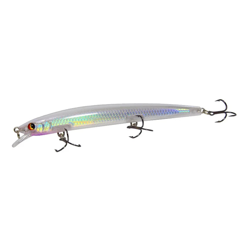 Big Laser Minnow Fishing Lures 13.5cm15g Hard Bait Crank | SAMAG