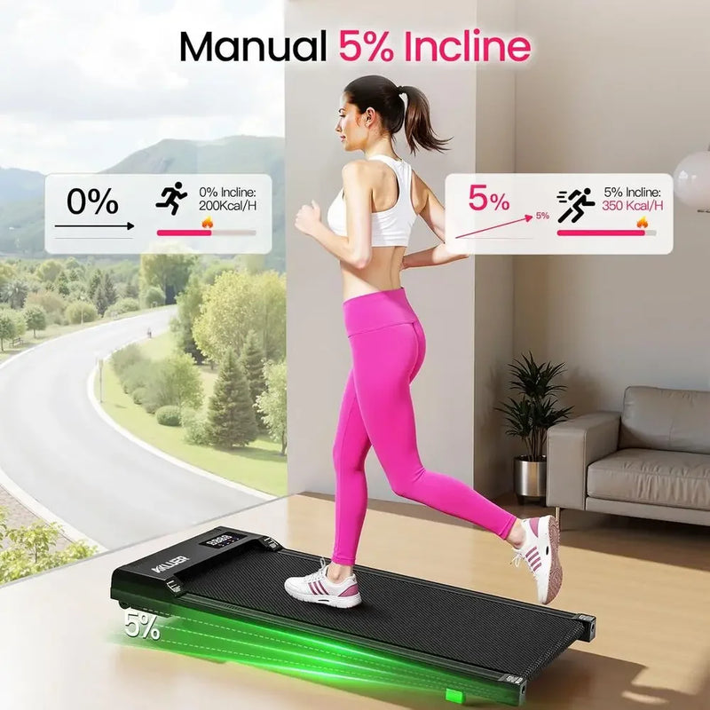 Portable Desk Treadmill, Compact Mini Walking Pad | SAMAG