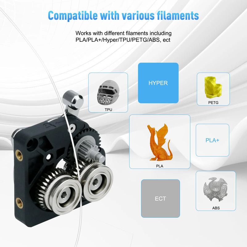 K1C All Metal EXtruder GEAR Filament Drive for Creality - Visuel 4 | SAMAG