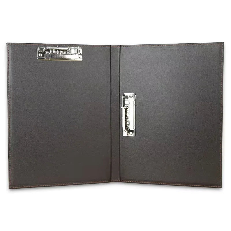 A4 PU Leather Planner Notebook Ring Binder File Folder Portfolio Office School Folder for Documents A4 Paper Writing Board