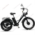 750w 3 Wheels Mountain Electric Bike With Two Seat For Elderly 48V Removable Battery Electric Tricycle Adults Off Road For Man