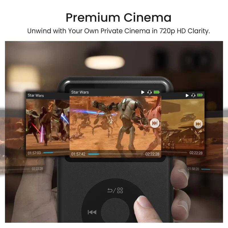New 64GB Lecteur Ipod Classic MP3 Player Bluetooth, HiFi Dap Music Player With Radio, Video, INNIOASIS Y1 Electronics Walkman