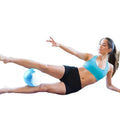 25cm Explosion Proof PVC Mini Yoga Ball Anti-Burst Straw Pilates Ball Small Fitness Training Pose Ball Portable Soft Exercise Ba