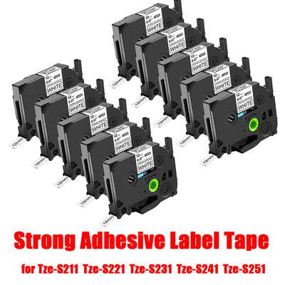 5/10PK 6-24mm Strong Adhesive Label Tapes Compatible | SAMAG