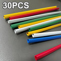 30pcs, Random Color A4 File Pull-Out Folders - Folders, Display Folders, Strip Binders, Portable A4 Binders, Office Organization