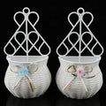 Garden DIY Vase Flower Basket Sundries Organizer Wall Hanging Artificial Rattan