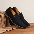 Large size Le Fu shoes men's leather shoes