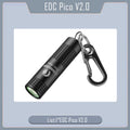 LED Camping Flashlight High Power 130 Lumens Keychain Lantern Pocket Outdoor Light 40M USB C 10280 Charging Torch Lamp EDC Pico