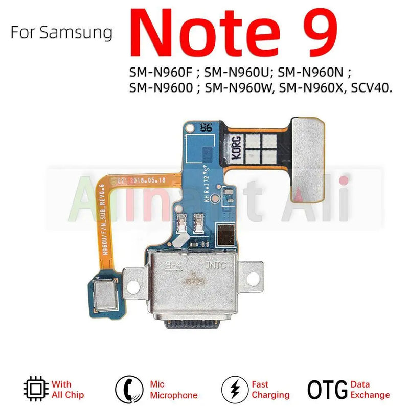 AiinAnt Mic Charger USB Dock Fast Charging Port Flex Cable For Samsung Galaxy Note 5 8 9 N950F N950N N950U N960F N960N N960U