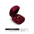 Yinbeini Wedding Ring Box Velvet Jewelry Box Collection Bracelet Necklace Pendant Storage Case Jewelry Display Organizer H030