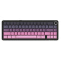 ATTACK SHARK X66 Bluetooth Wireless Wired Mechanical Keyboard RGB Gasket Hot Swappable Knob Side Printed PBT Keycaps for Gaming