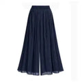 Women High Waist Polka Dot Pleated Wide Leg Pants Elastic - View 3 | SAMAG