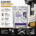 Premium 3D Printer Guide Rail Cleaning Rope, Lint-Free Cotton Thread Cord for Lead Screws Smooth Rods Axis Maintenance Device