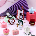 One Piece Velvet Jewelry Box Gift Box Container Wedding Ring Box Ring Case Earrings Holder For Jewelry Display & Gift Package