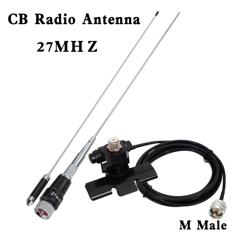 27MHZ CB Radio Antenna BNC Male PL259 Forfor ICOM IC-V8 Kenwood TK100 Motorola HT440 HT90 CB Walkie Talkie Midland/Uniden/Midlan
