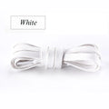 Autumn Winter Waxed Cotton Shoelaces 0.8CM Width Flat Waterproof Laces Unisex Boots Casual Sneakers Shoelace Leather Laces Shoes