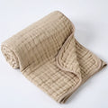 6-Layer Pure Cotton Bubble Muslin Baby Blanket Soft Comfortable Infant Gauze Bath Towel Kids Swaddle Wrap Receiving Bedding
