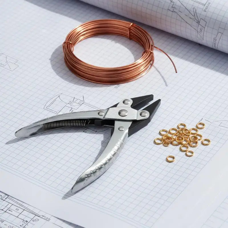 1PCS Silver Precision Pliers with Parallel for Versatile Jewelry Making Suitable for Wire Wrapping and Metalwork