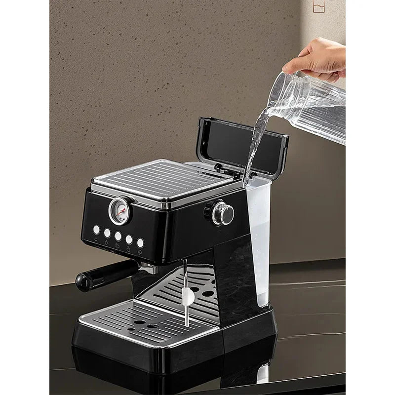 Profession Coffee Maker 20Bar Automatic Espresso Machine with Milk Frother - One Touch for Latte/Cappuccino/Americano