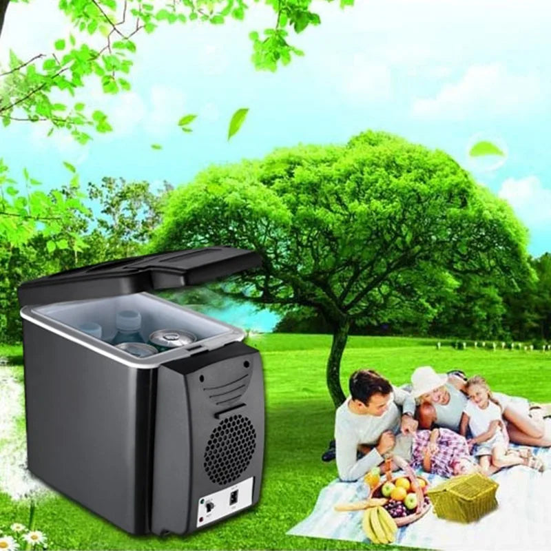 2026 6L 8L Small Car Refrigerator for Home And Camping Summer Cool/Frozen Drinks 12V Car/24V Truck Universal Portable Fridge