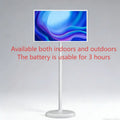 Portable TV 32 Inch Android 13 LED Smart Monitor with 10-Point Touch Screen for Retail Store and Elevator Use