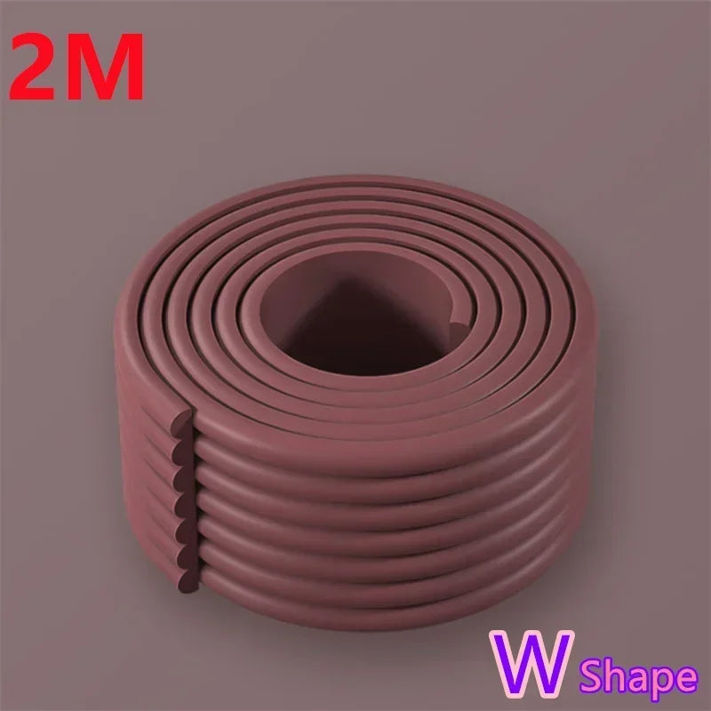2M Baby Safety Soft Anti-Collision Foam Strip Home Table Corner Protector Tape Table Edge Protector for Baby Protection Products