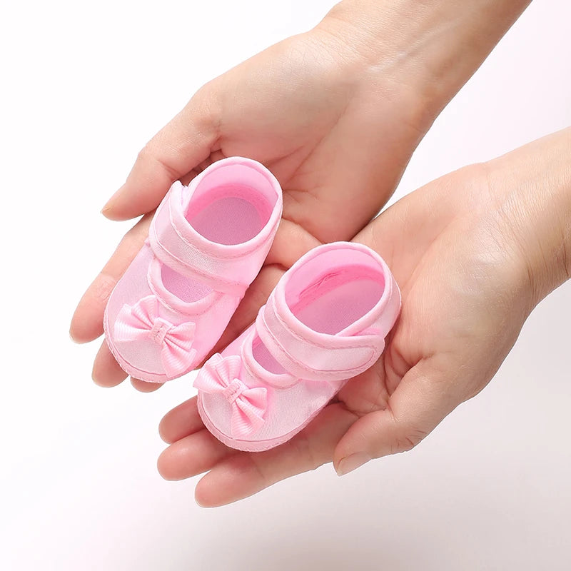 Newborn Baby's First Baptist Shoe: Newborn Boys and Girls' White Baptist Shoes Soft Sole Walking Shoes Multiple Styles-9CM/10CM