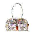 Kawaii Y2K Graffiti Handbag for Women Cute Star Strap Boston Bag Retro Manga Shoulder Bag Vintage Aesthetic Small Underarm Bag