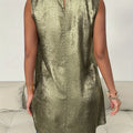 Golden Women's plus size shirt summer chic elegant casual - View 2 | SAMAG
