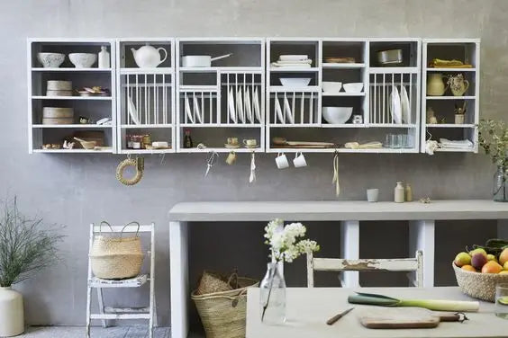 Customized Stainless Steel Assemble Wall Mount Kitchen Storage Shelf Dish Rack - View 6 | SAMAG